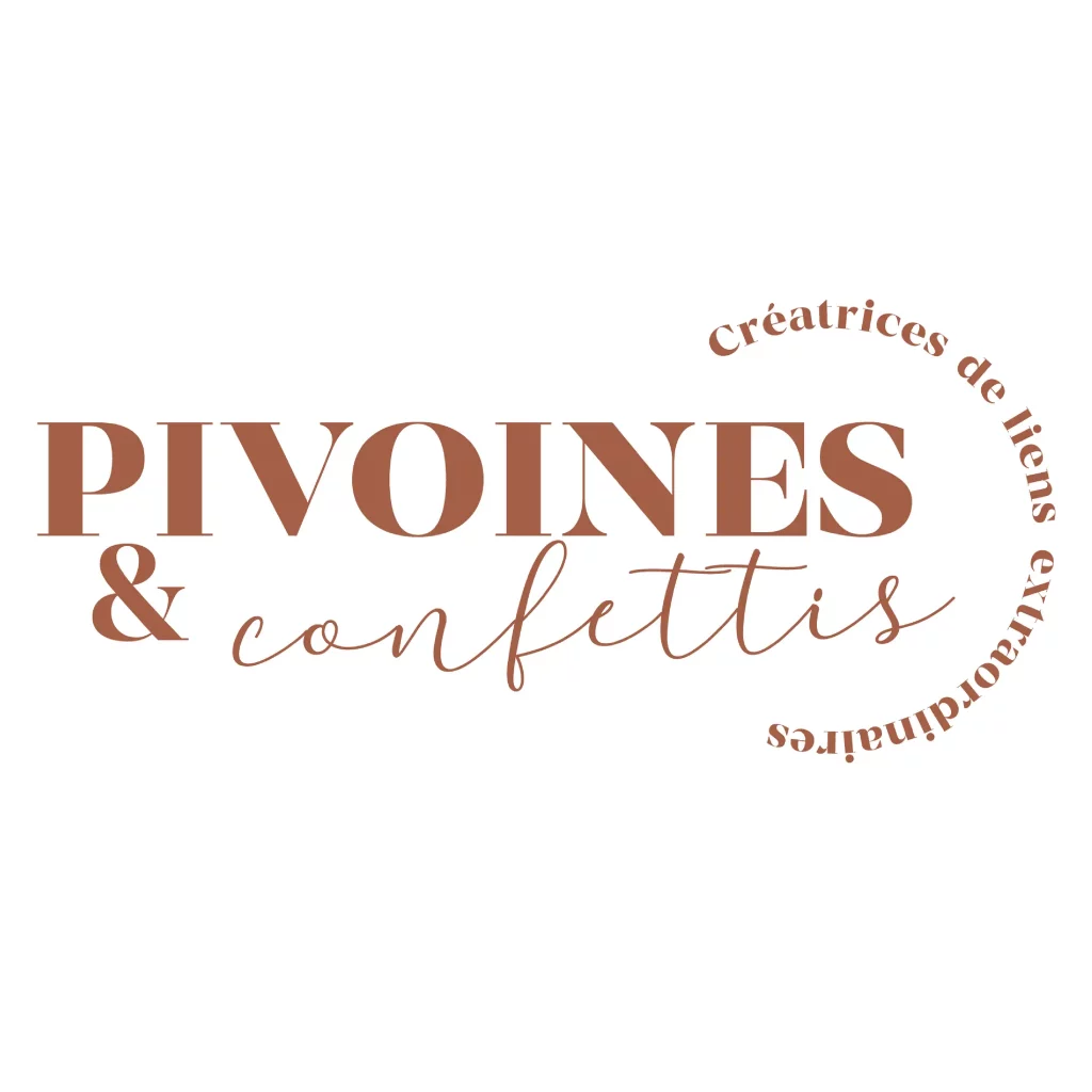 Logo Pivoines et confettis